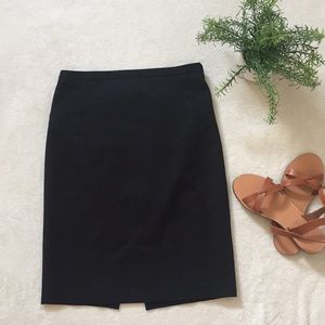 Black pencil skirt